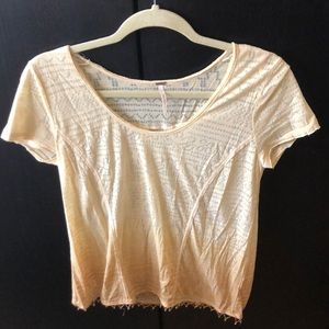 Free People Beaded Top, Size XS